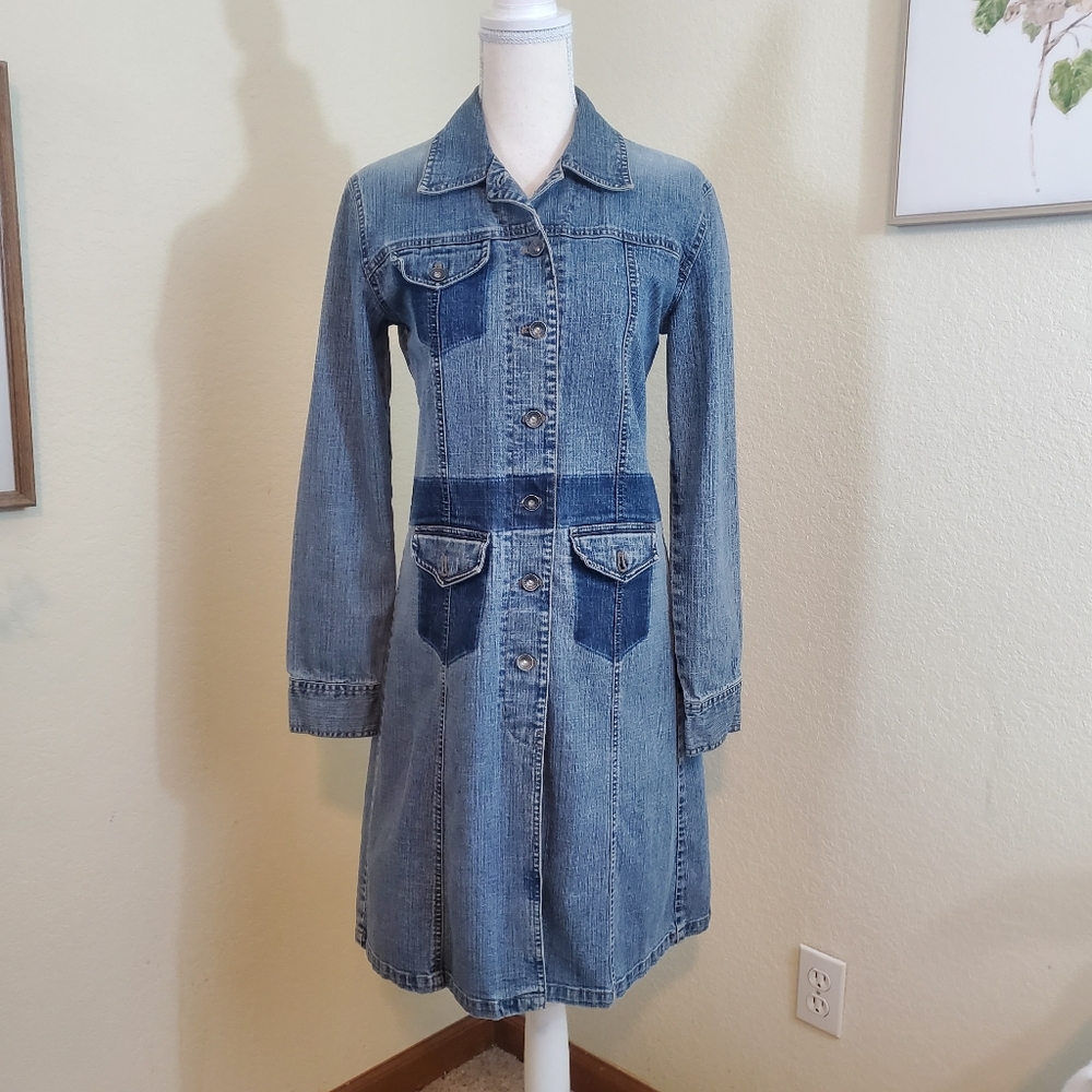 DKNY JEANS Coat, or Dress! Size small.